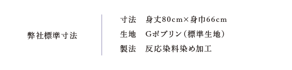 半纏・法被の図解